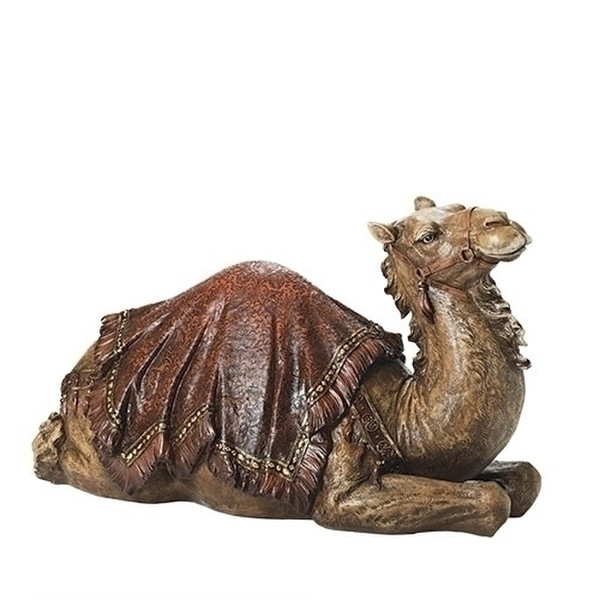 Camel with Blanket Nativity Statue Large Scale